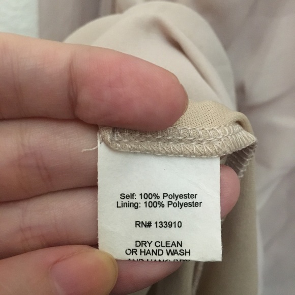 Show Me Your Mumu Nude Maxi Dress Jenn Bridesmaid Show Me The Ring w/ Belt Sz L - Picture 13 of 14